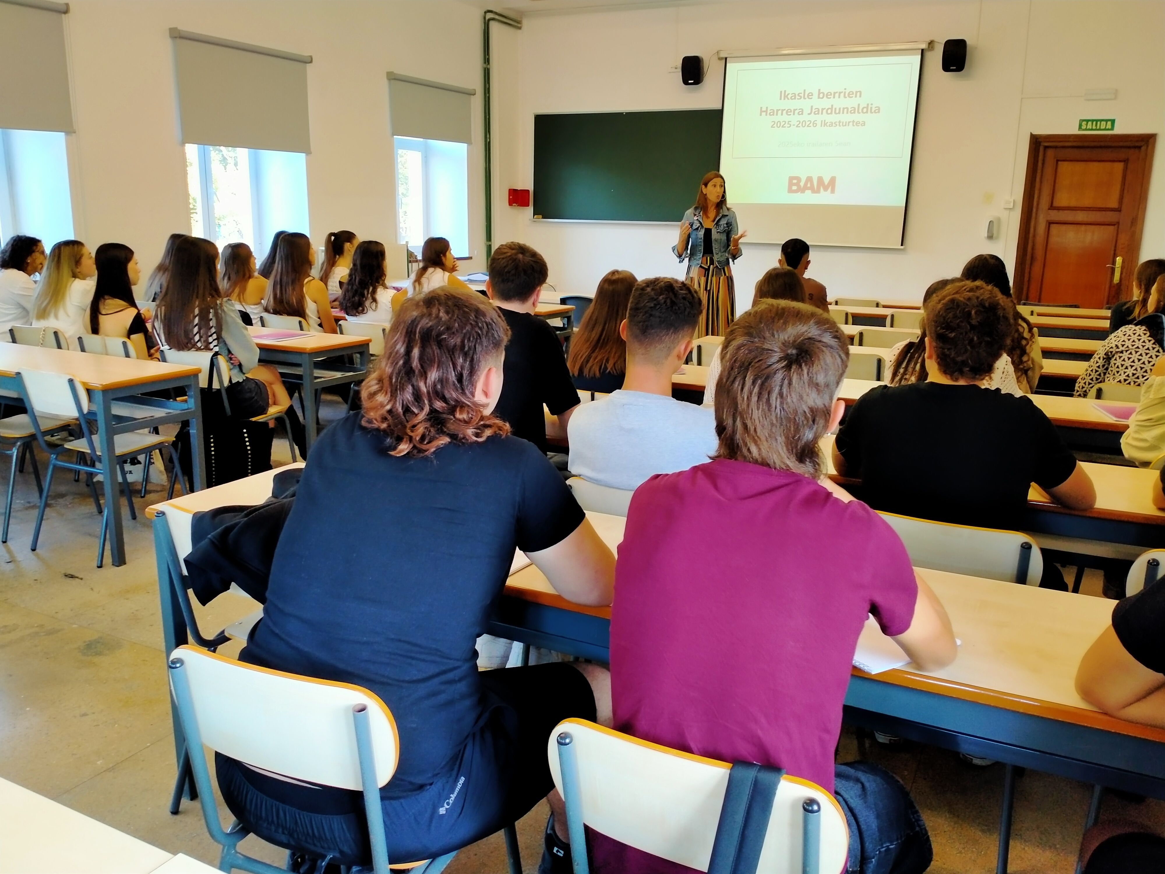 Bienvenidos a BAM el alumnado de primer curso