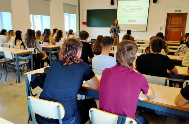 Bienvenidos a BAM el alumnado de primer curso